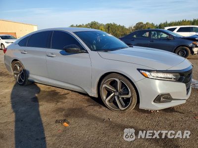 Czwarte zdjęcie samochodu z boku: 2022 HONDA ACCORD SPORT VIN:1HGCV1F32NA108404 - miniatura