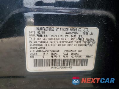 Zdjęcie 12 z 12 samochodu: 2015 INFINITI Q50 BASE VIN:JN1BV7AP2FM340608 - miniatura