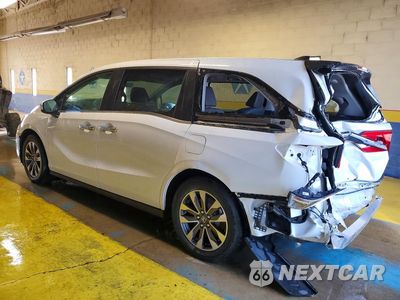 Drugie zdjęcie samochodu z przodu: 2023 HONDA ODYSSEY EXL VIN:5FNRL6H65PB028124 - miniatura