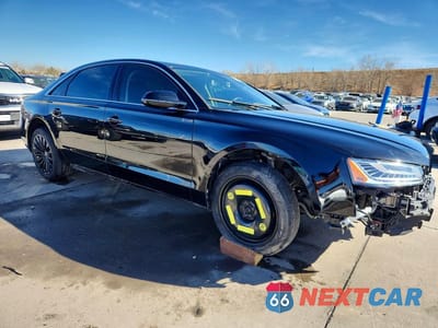 Czwarte zdjęcie samochodu z boku: 2015 AUDI A8 L QUATTRO VIN:WAU32AFD4FN022373 - miniatura