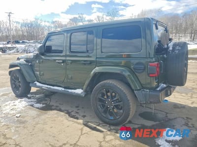 Drugie zdjęcie samochodu z przodu: 2023 JEEP WRANGLER SAHARA 4XE VIN:1C4JJXP68PW627427 - miniatura