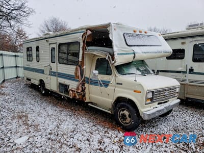 1991 FORD ECONOLINE E350 CUTAWAY VAN 1FDKE30G2MHA88495 - główne zdjęcie licytacji z USA - miniatura