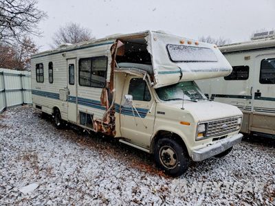 1991 FORD ECONOLINE E350 CUTAWAY VAN 1FDKE30G2MHA88495 - główne zdjęcie licytacji z USA - miniatura