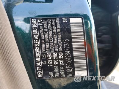 Zdjęcie 12 z 12 samochodu: 2002 MERCEDES-BENZ E 320 VIN:WDBJF65J42B477365 - miniatura