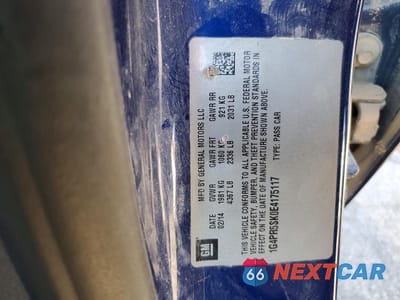 Zdjęcie 12 z 13 samochodu: 2014 BUICK VERANO CONVENIENCE VIN:1G4PR5SK0E4175117 - miniatura