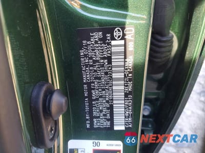 Zdjęcie 12 z 12 samochodu: 2016 TOYOTA COROLLA LE VIN:2T1BURHEXGC723243 - miniatura