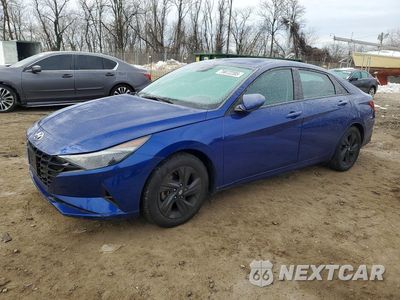 2021 HYUNDAI ELANTRA SEL 5NPLM4AG3MH018263 - główne zdjęcie licytacji z USA - miniatura