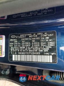 Zdjęcie 13 z 13 samochodu: 2023 GENESIS GV70 2.5T STANDARD VIN:KMUMADTB2PU084969 - miniatura