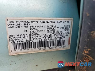 Zdjęcie 12 z 12 samochodu: 1997 TOYOTA RAV4 VIN:JT3HP10V5V0148768 - miniatura