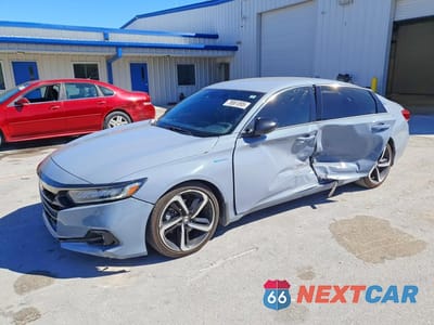 2022 HONDA ACCORD HYBRID SPORT 1HGCV3F21NA002187 - główne zdjęcie licytacji z USA - miniatura
