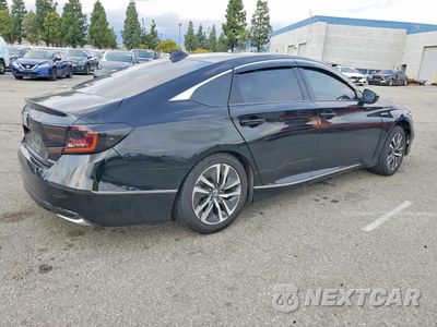 Trzecie zdjęcie samochodu z tyłu: 2018 HONDA ACCORD HYBRID EXL VIN:1HGCV3F57JA001873 - miniatura