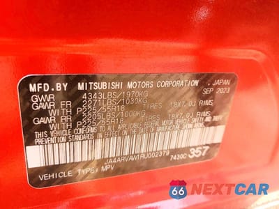 Zdjęcie 13 z 13 samochodu: 2024 MITSUBISHI OUTLANDER SPORT SEL VIN:JA4ARVAW1RU002379 - miniatura