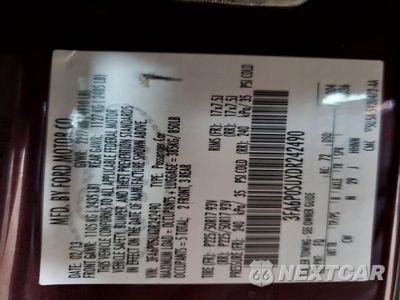 Zdjęcie 12 z 12 samochodu: 2013 FORD FUSION TITANIUM PHEV VIN:3FA6P0SUXDR242490 - miniatura