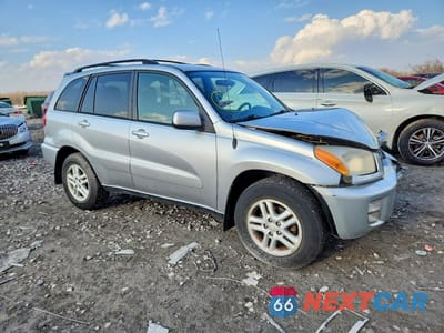 Czwarte zdjęcie samochodu z boku: 2002 TOYOTA RAV4 VIN:JTEGH20V126000082 - miniatura