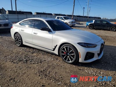 Czwarte zdjęcie samochodu z boku: 2024 BMW I4 M50 VIN:WBY33AW08RFS41704 - miniatura