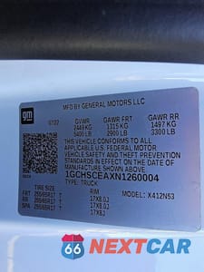 Zdjęcie 13 z 13 samochodu: 2022 CHEVROLET COLORADO VIN:1GCHSCEAXN1260004 - miniatura