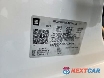 Zdjęcie 13 z 13 samochodu: 2019 CADILLAC ESCALADE PREMIUM LUXURY VIN:1GYS4CKJ9KR127049 - miniatura