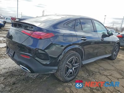 Trzecie zdjęcie samochodu z tyłu: 2025 MERCEDES-BENZ GLC COUPE 300 4MATIC VIN:W1NKJ4HB8SF384640 - miniatura