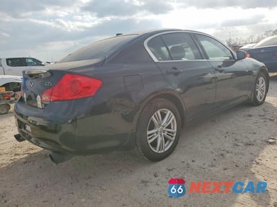 Trzecie zdjęcie samochodu z tyłu: 2011 INFINITI G37 VIN:JN1CV6AR5BM407387 - miniatura
