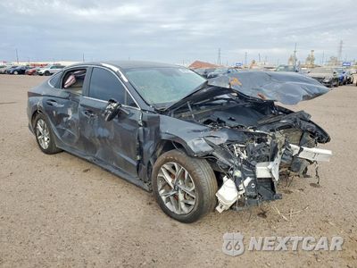 Czwarte zdjęcie samochodu z boku: 2021 HYUNDAI SONATA SEL VIN:KMHL64JA9MA166734 - miniatura