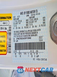 Zdjęcie 13 z 14 samochodu: 2025 FORD BRONCO SPORT BADLANDS VIN:3FMCR9DA0SRF36942 - miniatura