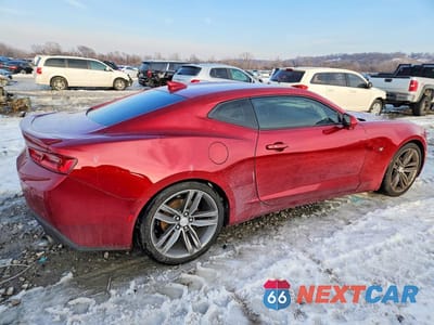 Trzecie zdjęcie samochodu z tyłu: 2017 CHEVROLET CAMARO LT VIN:1G1FB1RS8H0119157 - miniatura