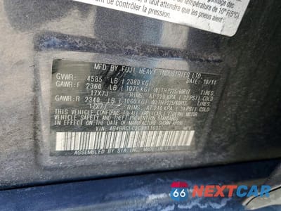 Zdjęcie 12 z 12 samochodu: 2012 SUBARU OUTBACK 2.5I LIMITED VIN:4S4BRCLC2C3211611 - miniatura