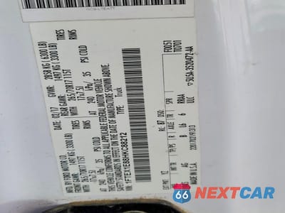 Zdjęcie 12 z 12 samochodu: 2017 FORD F150 SUPER CAB VIN:1FTEX1E88HKC88212 - miniatura