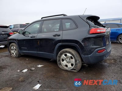 Drugie zdjęcie samochodu z przodu: 2015 JEEP CHEROKEE SPORT VIN:1C4PJLAB9FW517901 - miniatura