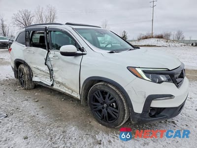 Czwarte zdjęcie samochodu z boku: 2021 HONDA PILOT SE VIN:5FNYF6H26MB095780 - miniatura