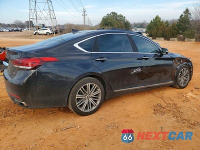 Trzecie zdjęcie samochodu z tyłu: 2019 GENESIS G80 3.8 VIN:KMTFN4JE1KU325640 - miniatura