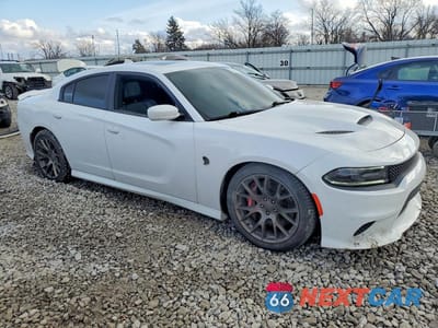 Czwarte zdjęcie samochodu z boku: 2017 DODGE CHARGER SRT HELLCAT VIN:2C3CDXL93HH627405 - miniatura