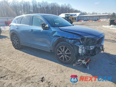 Czwarte zdjęcie samochodu z boku: 2018 MAZDA CX-5 GRAND TOURING VIN:JM3KFBDM9J0309507 - miniatura