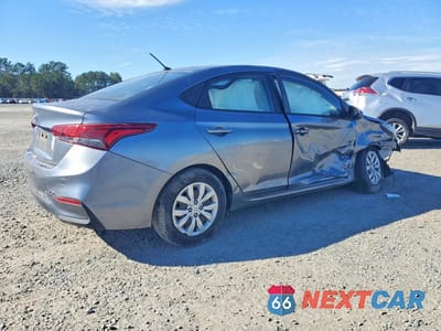 Trzecie zdjęcie samochodu z tyłu: 2019 HYUNDAI ACCENT SE VIN:3KPC24A34KE072210 - miniatura