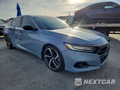 Czwarte zdjęcie samochodu z boku: 2022 HONDA ACCORD SPORT VIN:1HGCV2F3XNA023543 - miniatura
