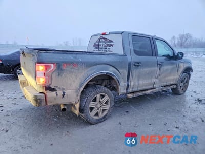 Trzecie zdjęcie samochodu z tyłu: 2019 FORD F150 SUPERCREW VIN:1FTEW1E40KFA33747 - miniatura