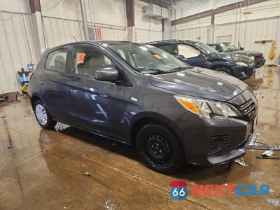 Czwarte zdjęcie samochodu z boku: 2024 MITSUBISHI MIRAGE ES VIN:ML32AUHJ9RH024180 - miniatura