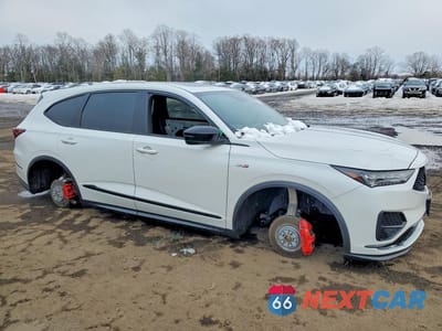 Czwarte zdjęcie samochodu z boku: 2022 ACURA MDX TYPE S VIN:5J8YD8H90NL001407 - miniatura