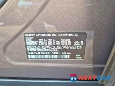 Zdjęcie 10 z 10 samochodu: 2013 BMW X5 XDRIVE35I VIN:5UXZV4C56D0E09683 - miniatura