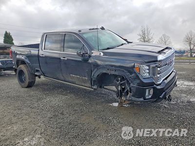 Czwarte zdjęcie samochodu z boku: 2023 GMC SIERRA K2500 DENALI VIN:1GT49REY3PF102071 - miniatura