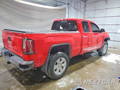 Trzecie zdjęcie samochodu z tyłu: 2018 GMC SIERRA K1500 SLT VIN:1GTV2NEC4JZ124916 - miniatura