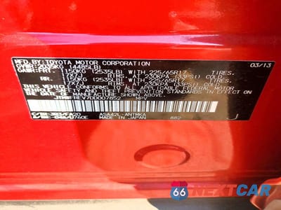 Zdjęcie 13 z 13 samochodu: 2013 TOYOTA RAV4 XLE VIN:JTMWFREV7DD007852 - miniatura