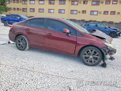 Czwarte zdjęcie samochodu z boku: 2013 HONDA CIVIC LX VIN:19XFB2F5XDE005853 - miniatura