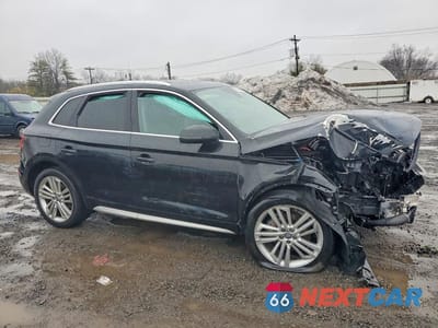 Czwarte zdjęcie samochodu z boku: 2018 AUDI Q5 PREMIUM PLUS VIN:WA1BNAFY0J2193893 - miniatura