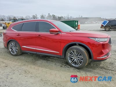 Czwarte zdjęcie samochodu z boku: 2023 ACURA MDX ADVANCE VIN:5J8YE1H8XPL018214 - miniatura