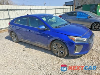 Czwarte zdjęcie samochodu z boku: 2019 HYUNDAI IONIQ LIMITED VIN:KMHC05LC8KU142927 - miniatura