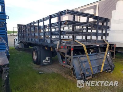 Drugie zdjęcie samochodu z przodu: 2013 INTERNATIONAL 4300 FLATBED TRUCK VIN:1HTMMAAL1DH183729 - miniatura