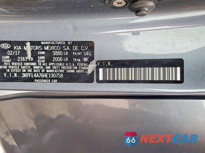 Zdjęcie 13 z 13 samochodu: 2017 KIA FORTE S VIN:3KPFL4A76HE130758 - miniatura