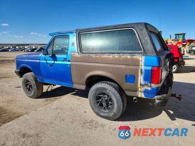 Drugie zdjęcie samochodu z przodu: 1989 FORD BRONCO U100 VIN:1FMEU15N3KLB08131 - miniatura