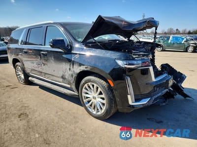 Czwarte zdjęcie samochodu z boku: 2022 CADILLAC ESCALADE ESV PREMIUM LUXURY VIN:1GYS4KKL7NR360542 - miniatura